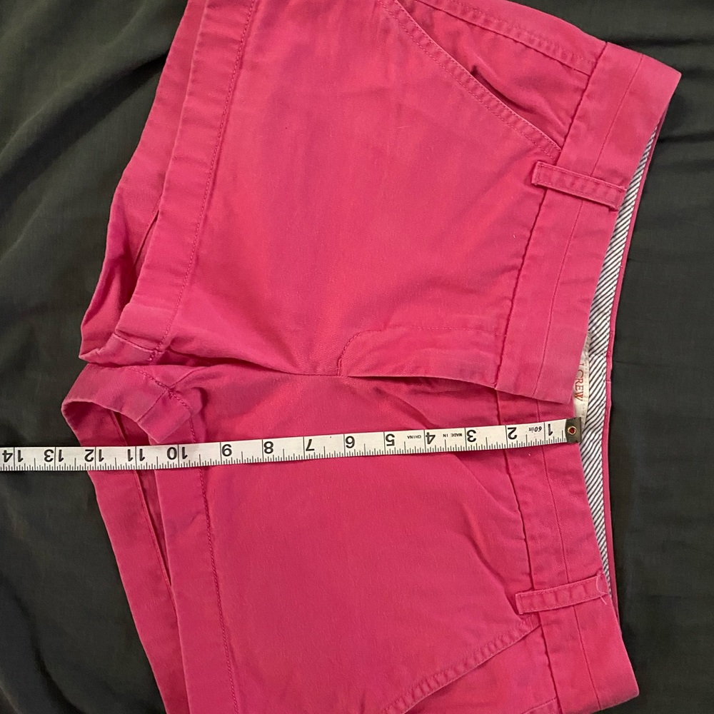 J. Crew bright pink magenta chino shorts, size 6 - Picture 4 of 4
